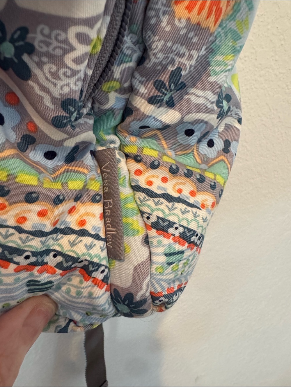 Vera Bradley Utility Backpack Citrus Paisley Print - Picture 4 of 11